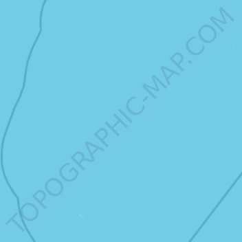 Mapa topográfico Îles Chesterfield, altitud, relieve