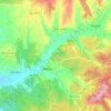 Mapa topográfico Matas, altitud, relieve