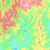 Mapa topográfico 岚谷乡, altitud, relieve