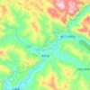 Mapa topográfico 樊哙, altitud, relieve