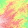 Mapa topográfico Esperança, altitud, relieve