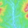 Mapa topográfico Индюк, altitud, relieve