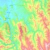Mapa topográfico Río Tulumayo, altitud, relieve