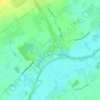 Mapa topográfico Bossuit, altitud, relieve