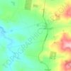 Mapa topográfico Memerambi, altitud, relieve
