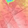 Mapa topográfico Merzenich, altitud, relieve