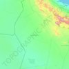 Mapa topográfico Ad Dhahirah, altitud, relieve