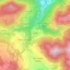 Mapa topográfico Laino, altitud, relieve