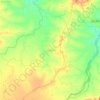 Mapa topográfico Kurud Tahsil, altitud, relieve