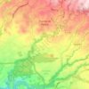 Mapa topográfico Puente de Piedra, altitud, relieve