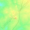 Mapa topográfico Auserd, altitud, relieve