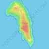 Mapa topográfico Passage Island, altitud, relieve