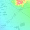 Mapa topográfico Pachacútec, altitud, relieve