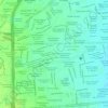 Mapa topográfico Colonia Providencia, altitud, relieve