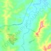 Mapa topográfico Tabragalba, altitud, relieve