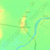 Mapa topográfico Fitzroy Crossing, altitud, relieve