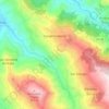 Mapa topográfico Castell'Umberto, altitud, relieve