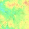 Mapa topográfico Adams Township, altitud, relieve