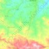 Mapa topográfico Maravilla Sur, altitud, relieve