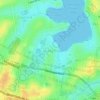 Mapa topográfico Canada Bay, altitud, relieve