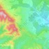 Mapa topográfico Cadolive, altitud, relieve