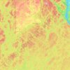 Mapa topográfico Temagami, altitud, relieve