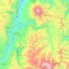 Mapa topográfico Penipe, altitud, relieve