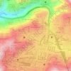 Mapa topográfico Los Magallanes, altitud, relieve