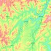 Mapa topográfico 太拥, altitud, relieve