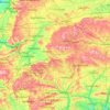 Mapa topográfico Wiltshire, altitud, relieve