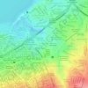 Mapa topográfico 5 de Julio, altitud, relieve