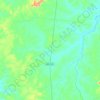 Mapa topográfico Nova Rosalândia, altitud, relieve