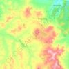 Mapa topográfico Wooroolin, altitud, relieve