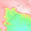 Mapa topográfico Exu, altitud, relieve