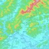 Mapa topográfico 辉埠镇, altitud, relieve