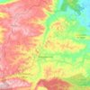 Mapa topográfico Macaparana, altitud, relieve
