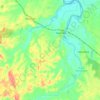 Mapa topográfico Avondale, altitud, relieve