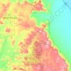 Mapa topográfico Bouldercombe Gorge Resources Reserve, altitud, relieve