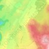 Mapa topográfico Voires, altitud, relieve