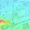 Mapa topográfico 彩虹湖, altitud, relieve