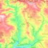 Mapa topográfico Soeira, Fresulfe e Mofreita, altitud, relieve