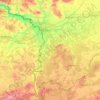 Mapa topográfico Брестский район, altitud, relieve