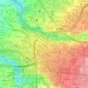 Mapa topográfico Rohrmoser, altitud, relieve
