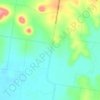 Mapa topográfico Boodua, altitud, relieve