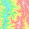 Mapa topográfico 新卡乡, altitud, relieve