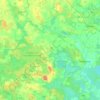 Mapa topográfico Новопольский сельский Совет, altitud, relieve