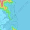 Mapa topográfico Deeral, altitud, relieve