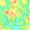 Mapa topográfico Cerro Viejo, altitud, relieve