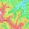 Mapa topográfico Fanano, altitud, relieve