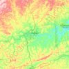 Mapa topográfico Quipapá, altitud, relieve